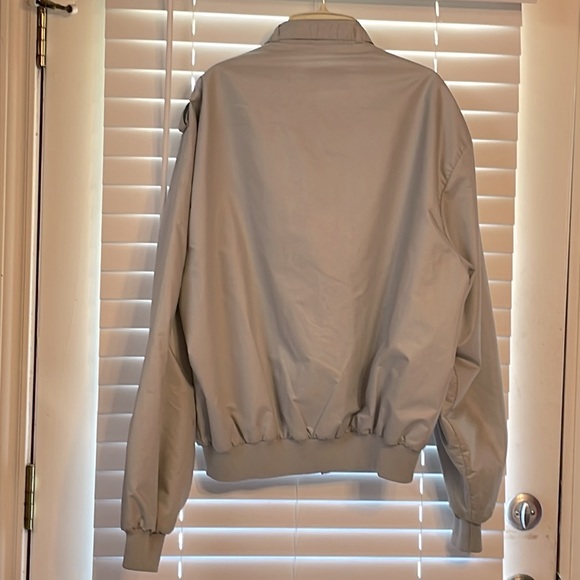 Vintage MOBIL OIL POLYURETHANE PLANT Grey Swingster WINDBREAKER JACKET XL! - Picture 2 of 12